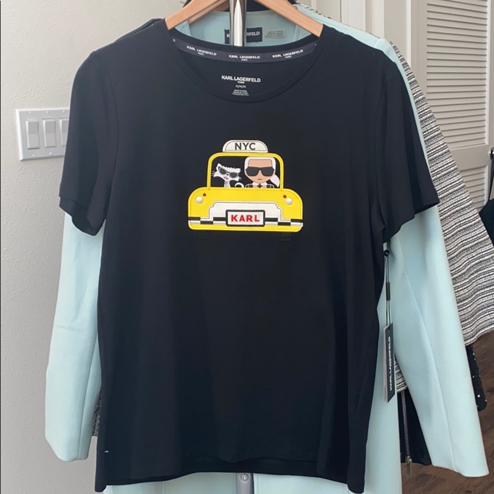 New black taxi Karl Lagerfeld Tshirt